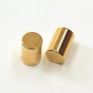 고품질 금도금 실린더 N50 네오디뮴 자석 - Product Image 1
