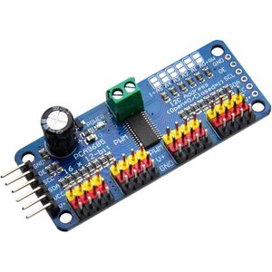 Module de commande de servomoteur PWM 16 canaux 12 bits SYCZIOHU PCA9685 I2C pour MG90S SG90 MG995 - Product Image 1