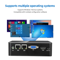 Nuevo Mini Ordenador OEM para Oficina con VGA para Pantalla Dual, M.2 WiFi, Intel Pentium 5405U, 4G DDR4 RAM, 64G SSD