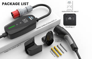 Tipo 2 16A 32A 3 fases 22kw Cargador EV portátil Cargador de vehículo eléctrico con cable de 16.4ft Estación de carga de automóvil EV al aire libre - Product Image 6