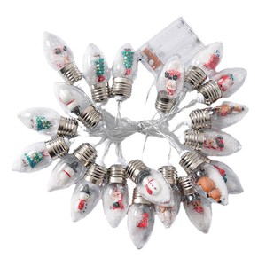Guirnalda de Luces LED para Árbol de Navidad, Luz Cálida, 10 Luces, Funciona con Pilas, Decoración Navideña - Product Image 5