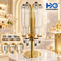 Mesin Pengisi Parfum Manual dengan 6 Kepala Botol untuk Pengisian Minyak Wangi, Unit Meja Bar Acara Parfum