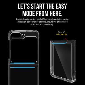 เคสใสสำหรับ <span class=keywords><strong>Samsung</strong></span> Galaxy <span class=keywords><strong>Z</strong></span> <span class=keywords><strong>Flip</strong></span> 6 Flip5 Flip6 เคสแข็ง PC ป้องกันการกระแทก ฝาหลังสำหรับ <span class=keywords><strong>Samsung</strong></span> <span class=keywords><strong>Z</strong></span> <span class=keywords><strong>Flip</strong></span> 7 4 3 2 อุปกรณ์เสริม - Product Image 6