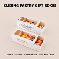 Caixas para Bolo Inglês, Embalagens para Pão de Banana, Recipientes para Bolo Inglês, Caixas para Pão, Suprimentos para Padaria com Janela Transparente, Logotipo Personalizado, Tamanhos a Granel