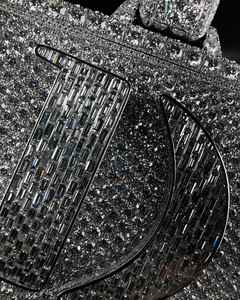 สร้อยคอจี้ฮิปฮอปแบบสั่งทำพิเศษ ประดับเพชรโมอิสซาไนต์คุณภาพสูง สี D ระดับ VVS ดีไซน์ทันสมัย สำหรับผู้ชาย เหมาะสำหรับงานปาร์ตี้ - Product Image 3