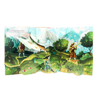Livre de protection personnalisé pour enfants, jouet de haute qualité, bon marché, avec impression d'animaux, Pop-Up,