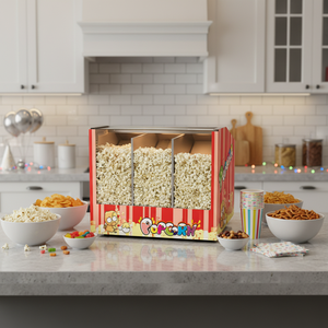 Vetrina Riscaldante per Popcorn Mantiene il Popcorn Fresco - Product Image 1
