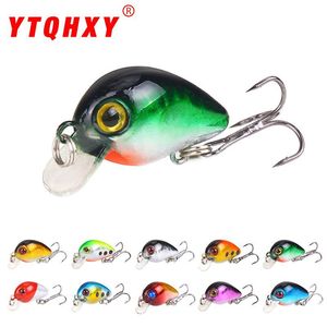 Señuelo de Pesca Kfsf Crank Lure de 30 mm y 1.6 g, Señuelo Artificial de Superficie para Pesca de Lubina, Señuelo de Plástico Duro con Anzuelo - Product Image 3