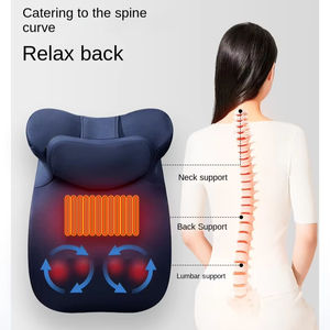 Nouveau Design Cou Dos Taille Ventre Shiatsu Vibrant Chauffage Lombaire Électrique Massage Oreiller - Product Image 5