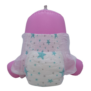Ventes en gros de couches jetables pour bébés en tissu non tissé, fines, avec protection anti-fuites 3D et importées pour garçons/filles - Product Image 4