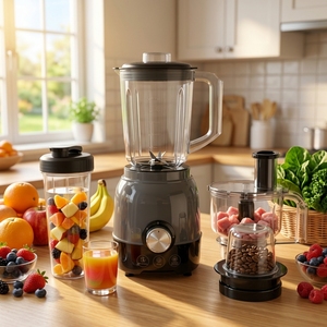 Mixeur Électrique Multifonction 700W en Acier Inoxydable avec Double Protection Contre la Surchauffe et Nettoyage en un Clic pour Smoothies et Jus – Vente en Gros - Product Image 6