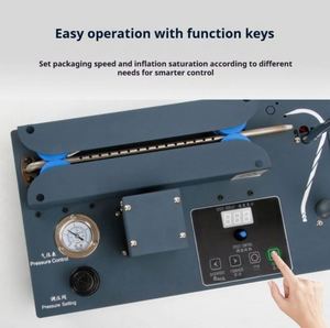 Machine d'emballage à colonnes d'air pour le remplissage de sacs à colonnes d'air de toutes sortes, vente directe de sacs à colonnes d'air pour <span class=keywords><strong>vin</strong></span>, emballage à bulles d'air - Product Image 2