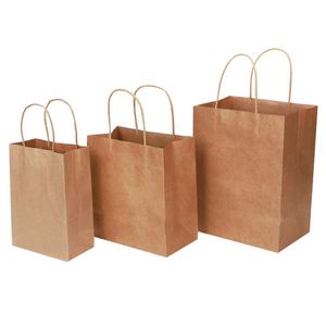 Sacs cadeaux en papier à prix compétitif, logo personnalisé imprimé, sacs en papier kraft de luxe bon marché pour l'emballage de vêtements et de bijoux - Product Image 5
