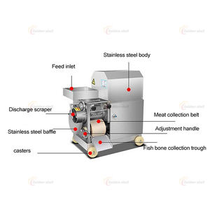 เครื่องแยกเนื้อปลาและกระดูกเครื่องแยกเ<span class=keywords><strong>น</strong></span>ื้อปูเครื่องแยกเ<span class=keywords><strong>น</strong></span>ื้อปลาเครื่องแยกเนื้อปลากุ้งแบบอุตสาหกรรม - Product Image 3