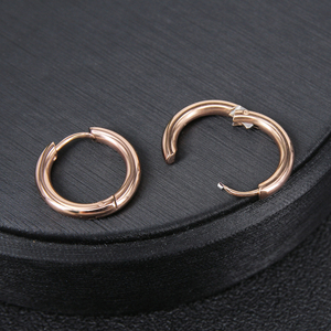 Stainless Steel 18k <b>Gold</b> Plated 1.6/2/2.5mm Custom Women <b>Men</b> Wholesale Piercing Thin Circle Small Hoop <b>Earrings</b> - Product Image 6