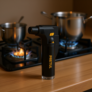 PRETUL Caja de 12 Encendedores de Cocina Recargables de 42 ml a Prueba de Viento con Ignición Piezoeléctrica Material de Cerámica y Metal - Product Image 2