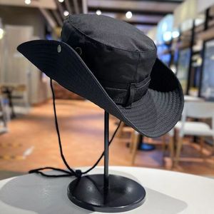 Sombrero Boonie de Ala Ancha, Transpirable, Protección Solar, para Senderismo, Pesca, Unisex, Color Caqui, Negro, Azul Marino, Gris, Verde Militar - Product Image 6