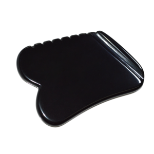 Schwarzes Obsidian gesicht Gua Sha Lymph drainage massage gerät Jawline Sculpting Obsidian Gua Sha Stein körper Guasha für Akupunktur - Product Image 2