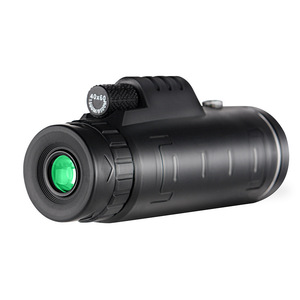 Manufacture monocular 40*60 high-powered HD focus mobile phone telescope monocular With Compass Phone Clip Tripod