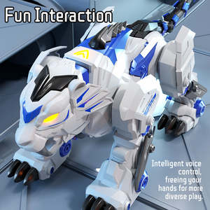 Nouveau Robot Tigre Intelligent R38 pour Danse et Cascades, Contrôle Vocal, Induction Tactile, Animal de Compagnie Électronique en Plastique, Modèle Transfrontalier - Product Image 2