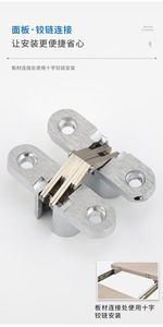 Glissière de tiroir télescopique en alliage d'aluminium pour table pliante dissimulée, robuste, pour meubles de chambre à coucher, quincaillerie au design moderne - Product Image 5