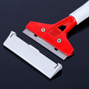 Covered Tile Scraper Plastic Durable Cleaning Knife For Grout Removal And Tile Work - Product Image 1