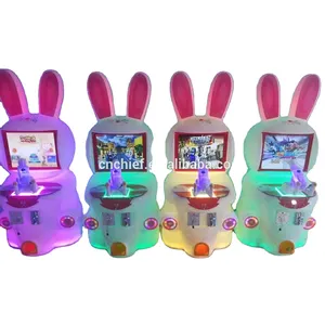 Lucu anak bermain game arcade mobil balap mesin permainan elektronik, 3d video kotor mengemudi mobil balap permainan mesin