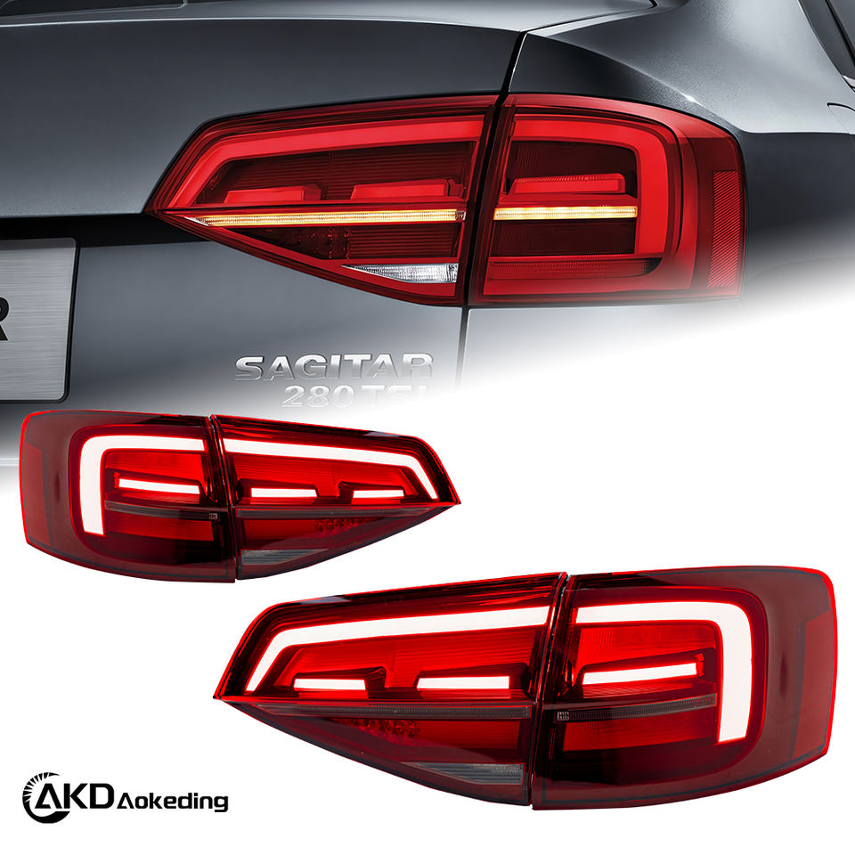 AKD Car Styling Tail Lamp for Jetta 2015-2018 Tail Lamps Dynamic Turn ...