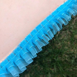 Vestiti da 4cm per cucire in tessuto Organza a 2 strati lavorati a maglia fai da te <span class=keywords><strong>abiti</strong></span> decorativi in pizzo plissettato in Tulle - Product Image 4