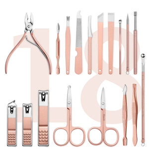 Wellflyer MS-1260 Chuyên Nghiệp Bền Xách Tay Rose Gold Làm Móng Bộ 18/10/7Pcs Kit Chăm Sóc Sắc Đẹp Cắt Móng Tay Tùy Chỉnh - Product Image 6