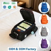 Sac à dos pour ordinateur portable de voyage professionnel, durable, imperméable, respirant, léger, 15,6 pouces, grande capacité, compartiment à chaussures, USB