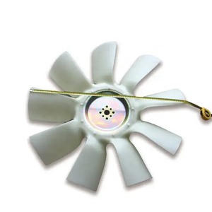 600-635-7870 Plastic ventilatorblad KF-01D021 voor Komatsu <span class=keywords><strong>PC300</strong></span>-<span class=keywords><strong>7</strong></span> graafmachine met 6D114 dieselmotor luchtkoeler ventilatorblad - Product Image 6