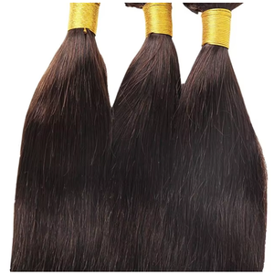 Extensiones de Cabello Humano Remy Brasileño, 20'' 30'', Liso, Color Natural, Trama Doble a Máquina, Pre-Adheridas, Estilo Tejido, Todos los Colores - Product Image 1