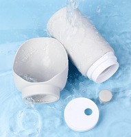 Nouveau Style Durable Léger Écologique Chien Bouteille D'eau Pliable De Qualité Alimentaire Silicone 550ML En Plein Air Marche Pet Tasse D'eau