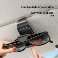 Clip de fixation pour lunettes de voiture, organisateur multifonctionnel pour lunettes de soleil et porte-documents, fixation pour pare-soleil