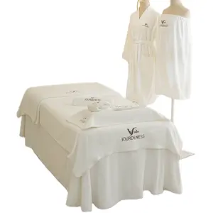 Chất Lượng Cao Siêu Thấm Beauty Salon Massage Khăn Giường Đặt Nhanh Chóng Khô Sợi Nhỏ 7Pcs Spa Thẩm Mỹ Khăn Mặt - Product Image 1