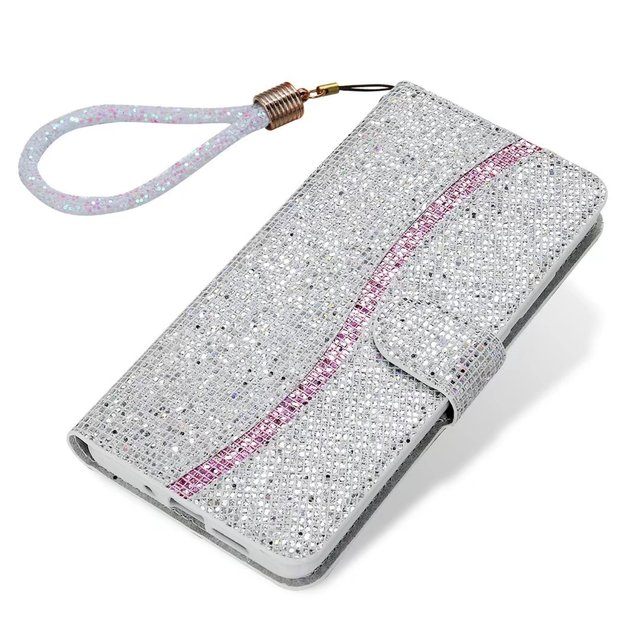 New Bling Glitter PU Leather Case Protective Cover with Strap for Xiaomi Redmi Note10 5G 4G Note10Pro Max Note10S Phone Case