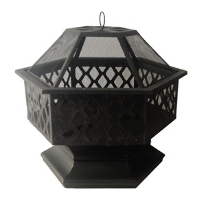 Các Sản Phẩm Nhà Cung Cấp Vườn Được Lựa Chọn Tốt Nhất Hố Lửa Thép Hình Lục Giác 24in Để Nướng BBQ Trong Vườn - Product Image 5