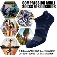Chaussettes de sport pour homme personnalisées, en mélange de coton respirant et rembourré, pour la course à pied, la randonnée, le quotidien, certifiées CE, OEM