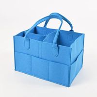 Sac à langer portable avec compartiments, rangement pour la crèche, organisateurs de bébé pliables, produits pour bébé en feutre pour maman
