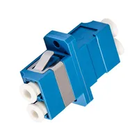 Acoplador de Fibra Óptica de Cerámica de Baja Pérdida, Monomodo (OS2/OS1), Azul DLC LC, de Alta Precisión Profesional para FTTH