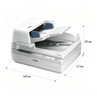 Escáner de Documentos Plano Epson DS-60000 A3, USB, 40 ppm, Dúplex, ADF, Formato Grande, Digitalización de Archivos, Planos y Contratos
