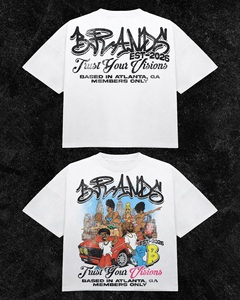 Ropa Casual Urbana para Hombre, Camiseta con Estampado Llamativo, Prenda de Moda con Diseño Gráfico - Product Image 4