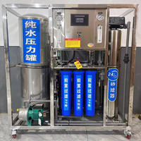 Équipement Commercial de Traitement d'Eau par Osmose Inverse RO 250L/H 500L/H 1000L/H, Purificateur d'Eau Pure