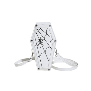 2026 New Halloween Pumpkin <b>Bag</b> For Women Stylish Color Block Polka Dot Design PU Leather Crossbody Shoulder Purse - Product Image 1
