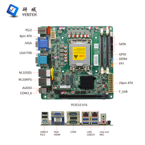 Celeron J3455นาโนเมนบอร์ด DDR3 mSATA VGA HD LVDS LAN 6 COM 10 USB เมนบอร์ดอุตสาหกรรมรวมคอมพิวเตอร์กราฟิก ITX M - Product Image 4