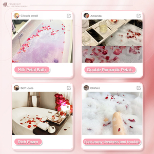 Bombes de bain élégantes et écologiques Laotang Private Logo aux pétales de fleurs séchées de rose et de lavande, naturelles, végétaliennes et biologiques - Product Image 6
