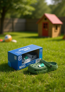 Sandali Zoccoli per Bambini WHD Taglia 18 Verdi con Decorazioni Animate Scarpe Estive - Product Image 2