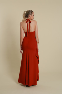 Nouvelle arrivée <span class=keywords><strong>Robe</strong></span> de soirée <span class=keywords><strong>longue</strong></span> à fente haute à bretelles <span class=keywords><strong>Robe</strong></span> de soirée formelle - Product Image 5