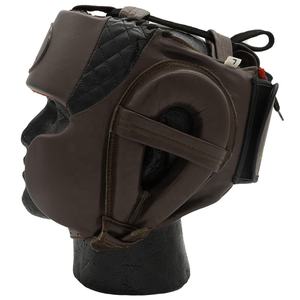 Casco de Boxeo Personalizado 2026, Diseño Ganador, para MMA, Kickboxing, Entrenamiento de Artes Marciales, Protector de Cabeza de Cuero - Product Image 5